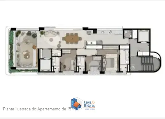 Imagem Apartamento para venda em Alto da Lapa com 3 quartos, sendo 3 suítes, 157m²