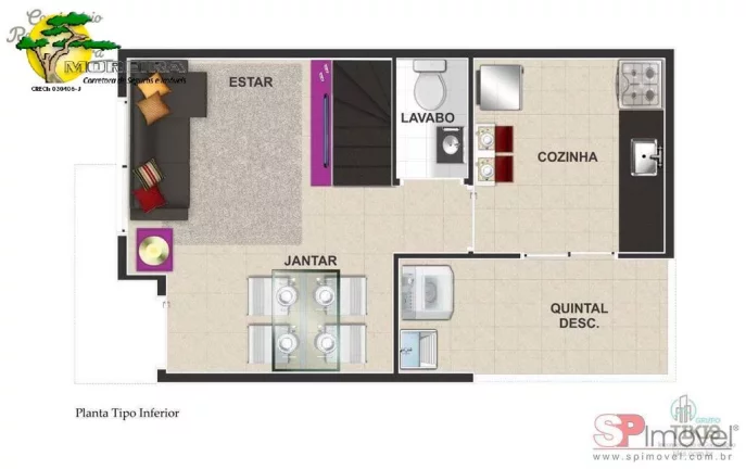 Imagem CASA EM CONDOMINIO C/ 60M², 2 DORMS, 1 SUITE E 1 VAGA NO TREMEMBE