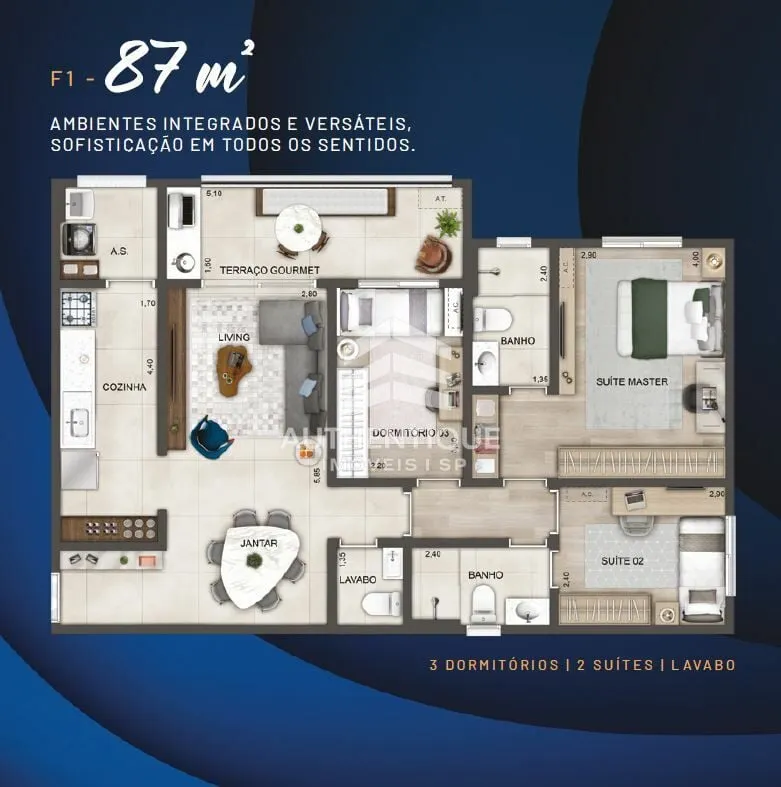 Imagem BLUE HOME RESORT JOCKEY BUTANTÃ - Apartamento à venda no bairro Butantã - São Paulo/SP, Zona Oeste