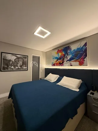 Imagem Apartamento de 119 m² com vista para a piscina e sol da tarde, localizado no condomínio Horizon, e...