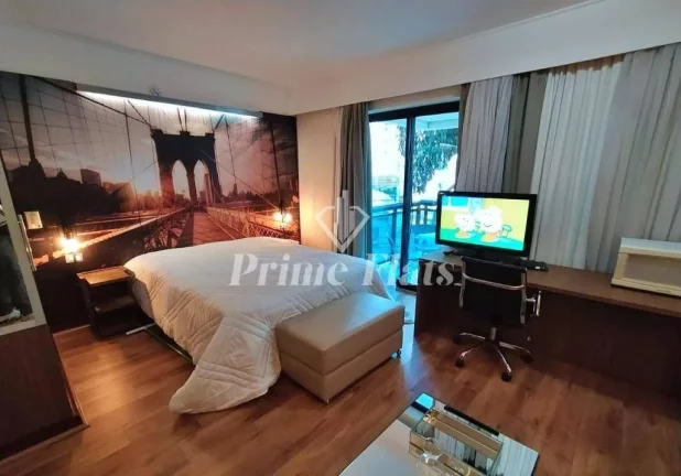 Imagem Flat disponível para venda no Meliá Ibirapuera, com 35m², 1 dormitório e 1 vaga