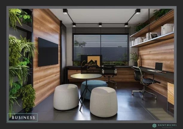 Imagem Apartamento no 14º andar com 75,60m² privativos, 2 quartos sendo 2 suítes com persianas integrada...