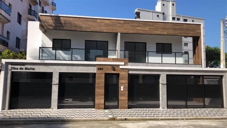 Imagem Festival de Casas em Condominio Vila Sonia à Guaramar, Praia Grande - SP