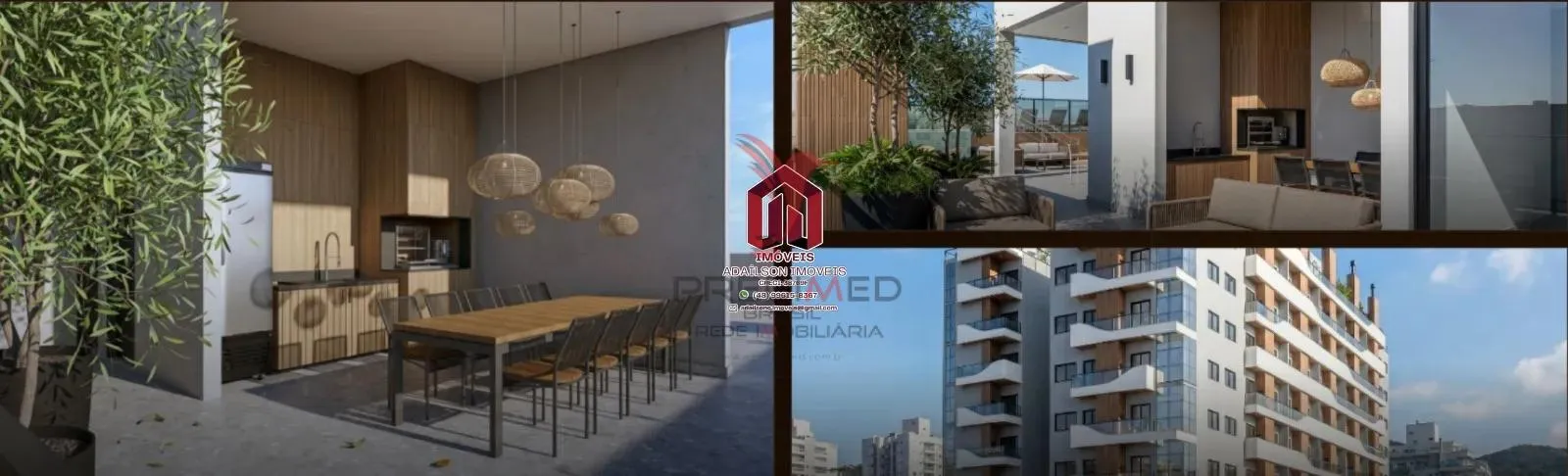 Imagem Unidades habitacionais do Icone Residence Florianópolis SC Brasil