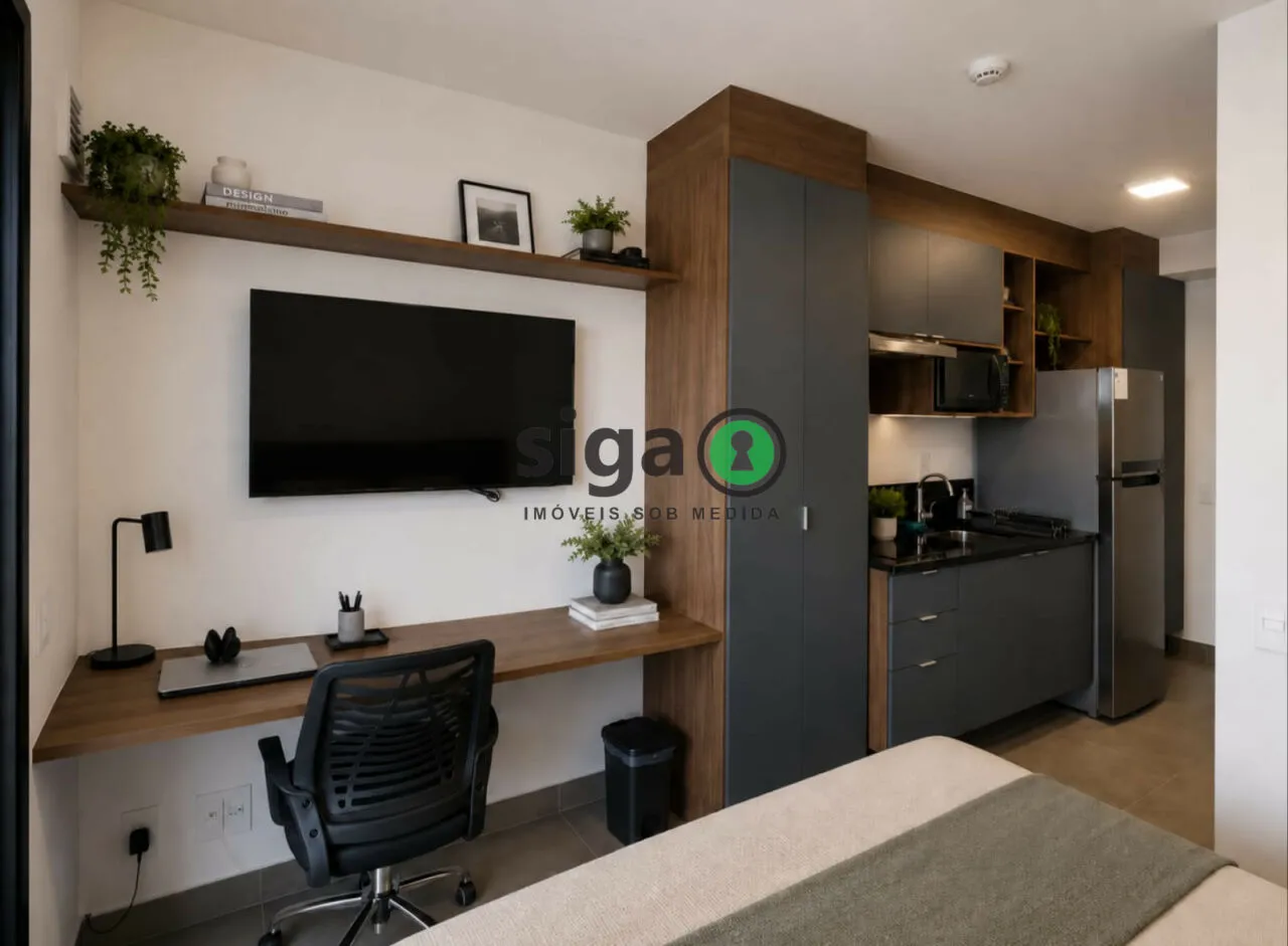 Imagem Studio para venda na Vila Clementino em andar alto
