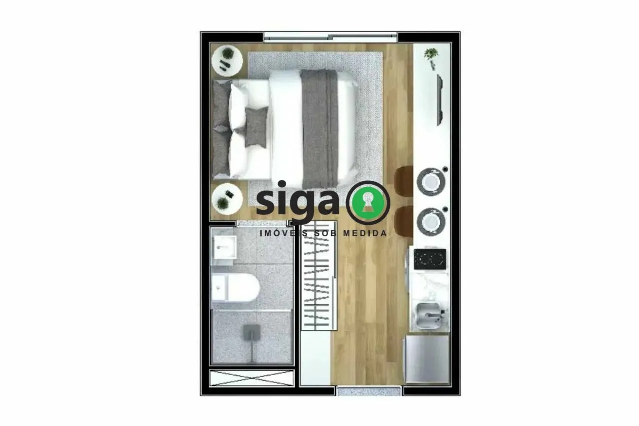 Imagem Apartamento 1 quarto a venda na Vila Andrade