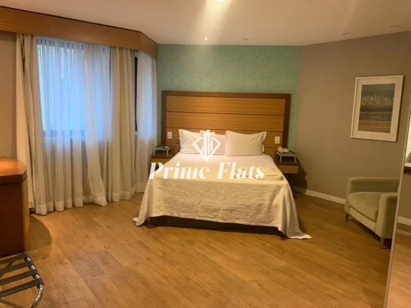 Foto do imóvel Flat disponível para venda no Wyndham Sao Paulo Ibirapuera, com 42m², 2 dormitório e 1 vaga em Avenida Ibirapuera