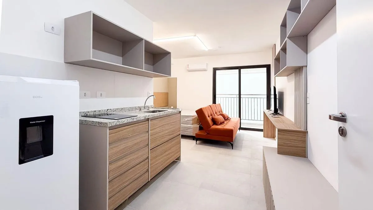 Imagem Apartamento com 1 Quarto para alugar, 27m² - Perdizes