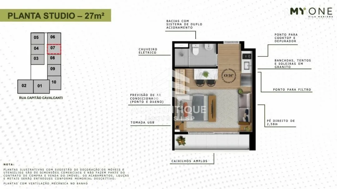 Imagem My One Vila Mariana - Apartamento à venda em São Paulo/SP