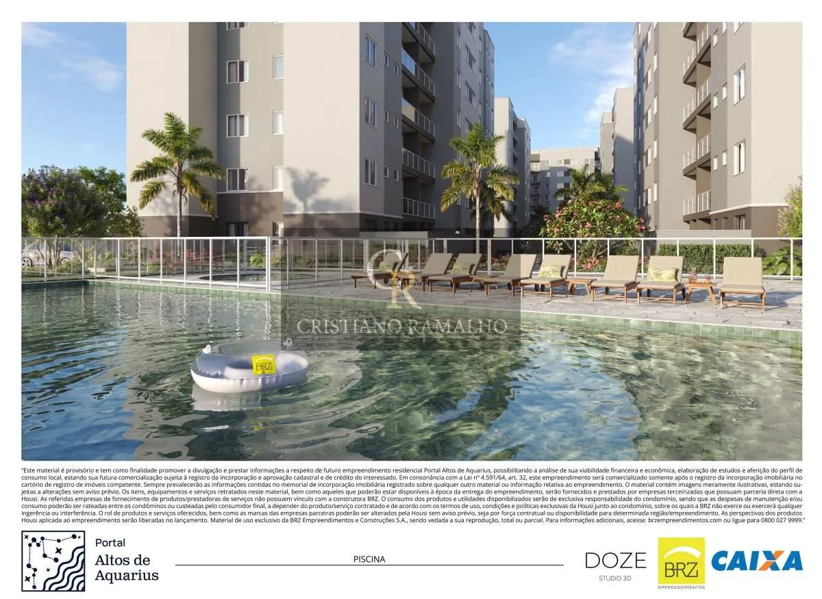 Imagem Apartamento à venda em São Pedro da Aldeia, com 2 quartos (1 suíte), 53,57m2
