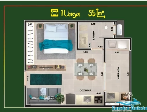Imagem Lofts na Praia Grande/Ubatuba