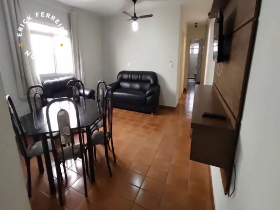 Imagem Apartamento 2 Quartos Sendo 01 Suíte Mobiliado Cozinha, Área de Serviço Dependência completa de empregado banheiros Ampla sala Vaga de Garagem