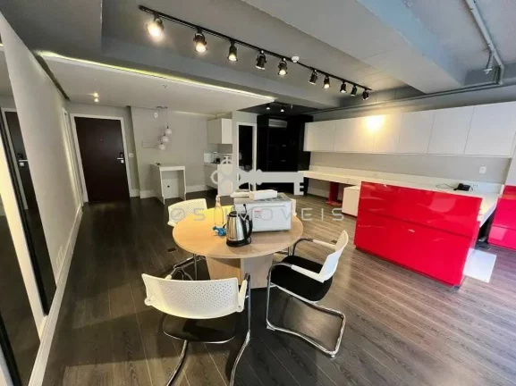 Imagem Sala Comercial no Edifício Quebec , Alphaville 55m² 2 banhos sacada. Veja!