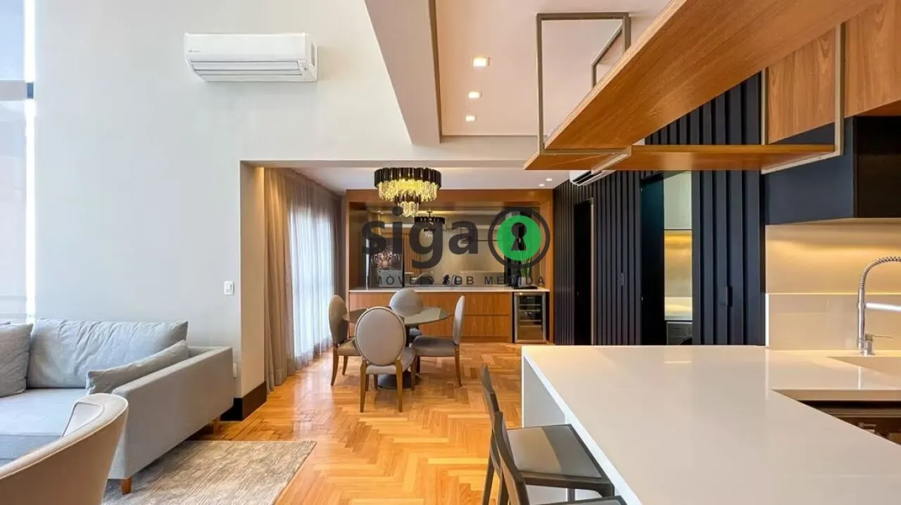 Imagem Apartamento duplex com 110m² sendo 1 suíte , 2 banheiros e 2 vagas - Jardins - São Paulo/SP