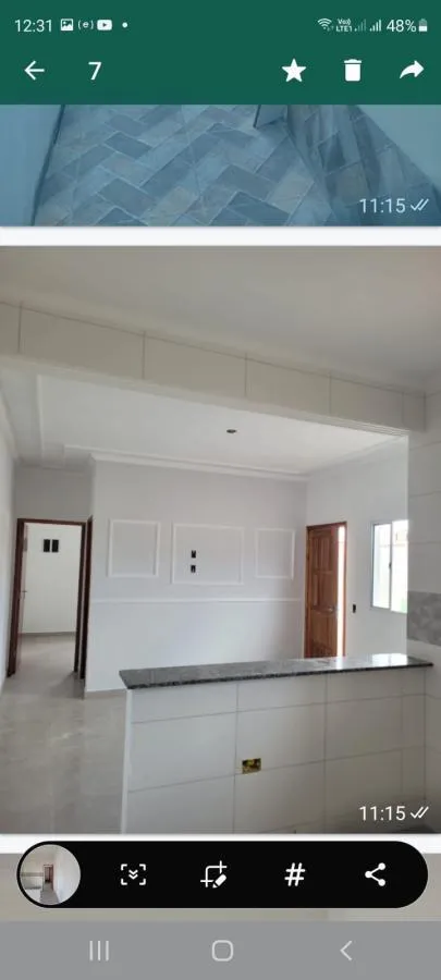 Imagem Casa para Venda em Mongaguá, Jardim Leonor, 2 dormitórios, 1 suíte, 1 banheiro, 2 vagas