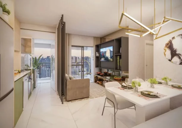 Imagem Apartamento à Venda em Moema Com 2 Dormitórios Sendo 1 Suíte e 1 Vaga