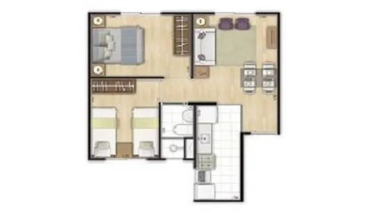 Imagem Apartamento com 2 Quartos à Venda, 48 m² em Jardim Santa Terezinha (Zona Leste) - São Paulo