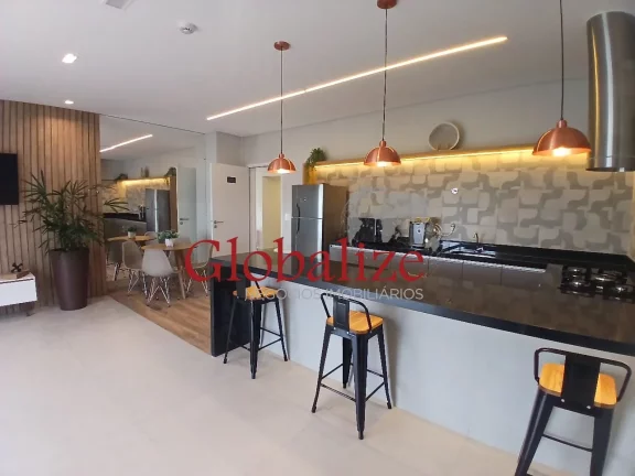 Imagem Apartamento 01 dormitório sendo suíte com vaga e elevador na Aparecida em Santos R$ 435.000,00