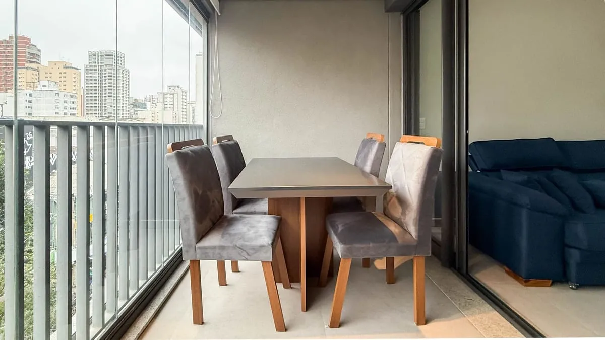 Imagem Apartamento com 1 Quarto para alugar, 38m² - Pinheiros