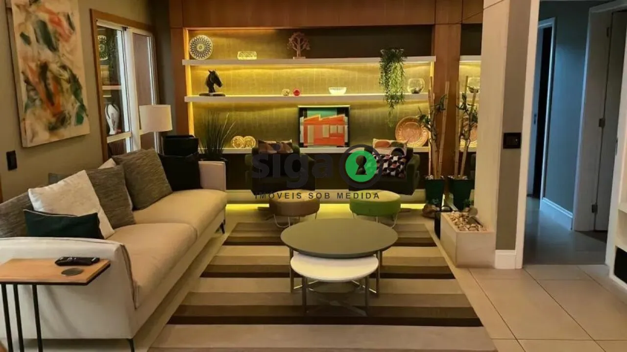 Imagem Apartamento na Vila Andrade com 3 quartos e 3 vagas, mobiliado de 170m²