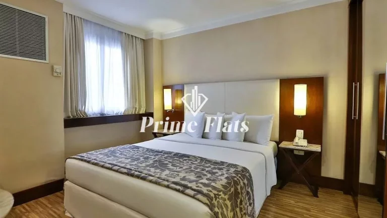Foto do imóvel Flat disponível para venda no Transamérica Prime International Plaza, com 26m², 1 dormitório e 1 vaga em Alameda Santos