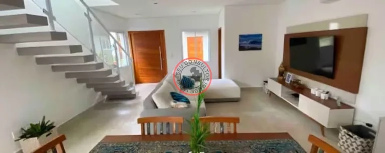 Imagem CAMBURY, LOCAÇÃO TEMPORÁRIA.CASA COM 3 SUÍTES DENTRO DE CONDOMÍNIO, PRÓXIMO A PRAIA COM PISCINA PRIVATIVA E AREA GOURMET