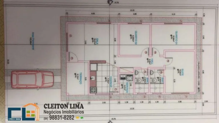 Casa de Condomínio com 2 Quartos à Venda, 59 m² em Nova Esperança - Parnamirim