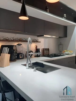 Imagem Casa térrea a venda, Semi mobiliada, 03 quartos c/suíte espaço gourmet, Pedra Branca em Palhoça SC