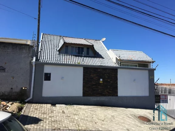 Imagem (PERMUTA) Sobrado triplex, 03 quartos c/suíte ótimo espaço nos fundos, no Rio Verde em Colombo PR