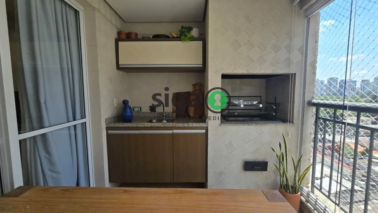 Imagem Apartamento sofisticado de 95m² no Brooklin com varanda gourmet e sol da manhã!!