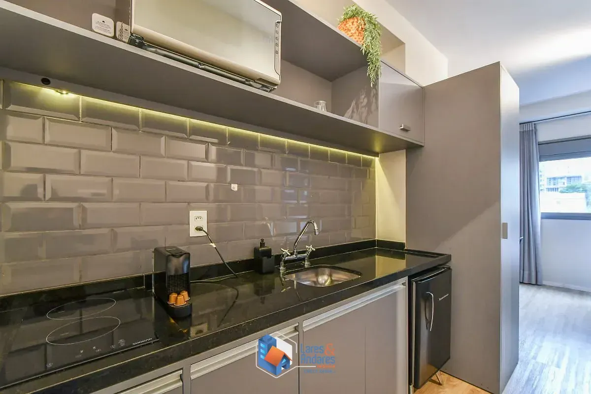 Foto do imóvel Flat para venda em Pinheiros com 1 quarto, sendo 1 suíte, 27m² em Rua dos Pinheiros