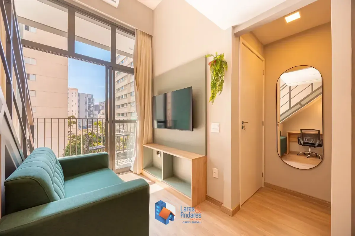 Foto do imóvel Studio para venda em Santo Amaro com 1 quarto, sendo 1 suíte, 53m² em Rua Senador Milton Campos