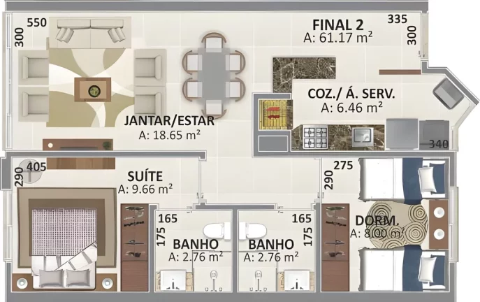 Imagem Le Monde - Apartamento à venda no bairro Navegantes - Capão da Canoa/RS