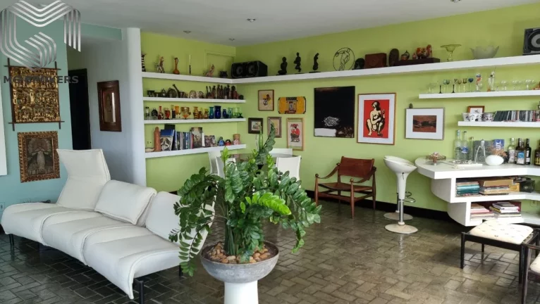 Imagem Cobertura Impecável de 3 Quartos na Barra da Tijuca-RJ: 2 Suítes, 3 Salas, 6 Banheiros, 4 Vagas, 364m²