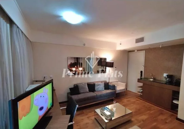 Imagem Flat disponível para venda no Meliá Ibirapuera, com 35m², 1 dormitório e 1 vaga
