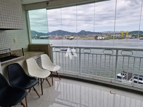 Imagem Apartamento com 3 Quartos e 5 banheiros à Venda, 199 m² - Ponta da Praia em Santos