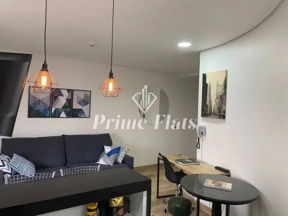 Imagem Flat disponível para locação no Hotel Paulista Wall Street na Bela Vista, com 55m², 1 dormitório e 1 vaga de garagem