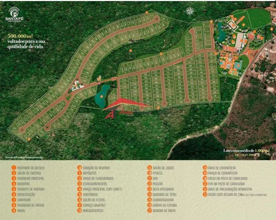 Imagem TERRENO À VENDA CONDOMÍNIO FAZENDA SANTA FÉ - PRAIA DO FORTE