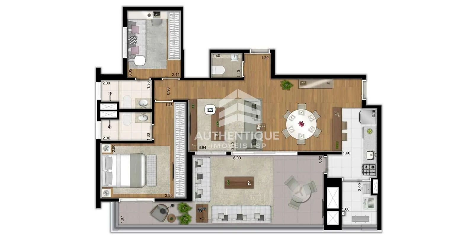 Imagem Quadrilátero Itaim Bibi - Apartamento à venda em São Paulo/SP
