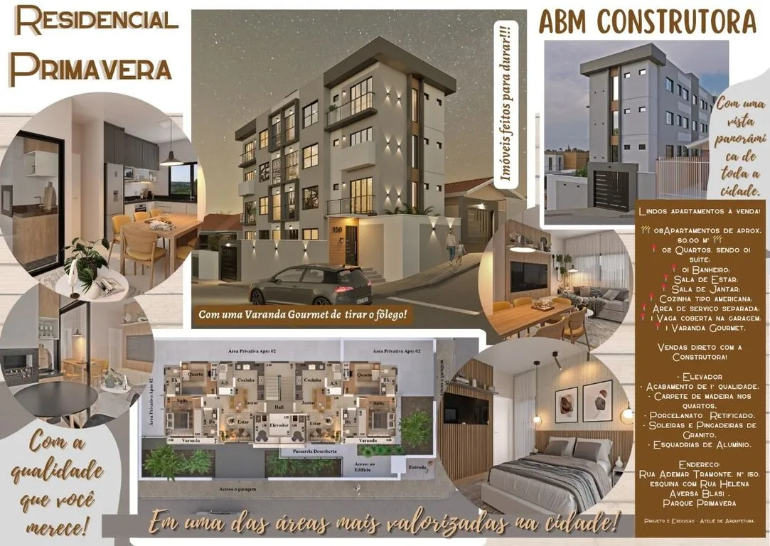 Imagem Apartamento a venda com 2 quartos no bairro Primavera em Poços de Caldas - MG