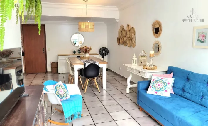 Imagem Apartamento no Guarujá, com 2 quartos, sendo 1 suíte, 100m², e com vista livre!