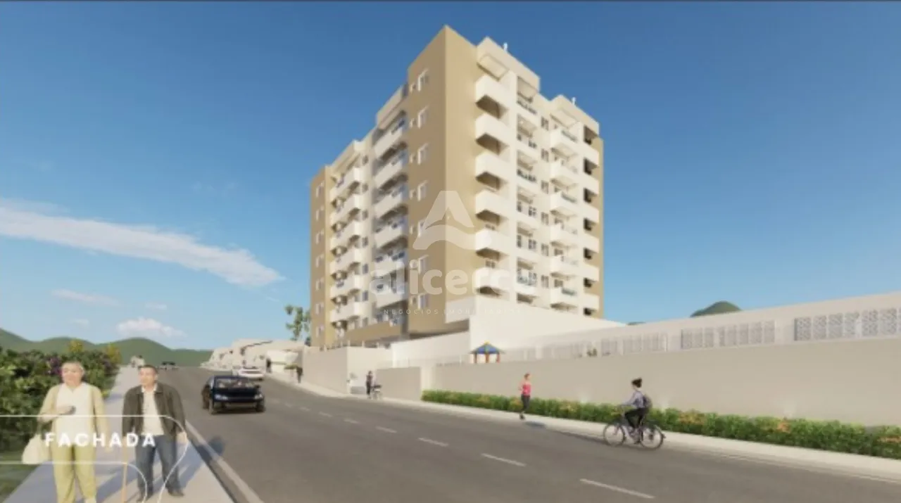 Imagem Apartamento de 2 dormitórios com suíte, sacada com churrasqueira em Areias - São José - SC