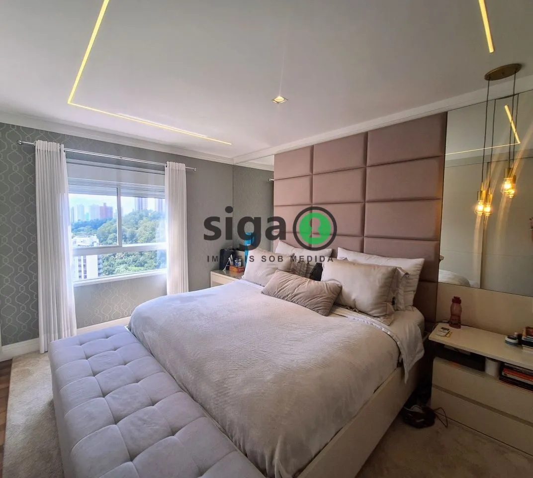 Imagem Apartamento à venda de 171 m² com 3 suítes, 3 vagas e lazer completo no Cristais da Terra