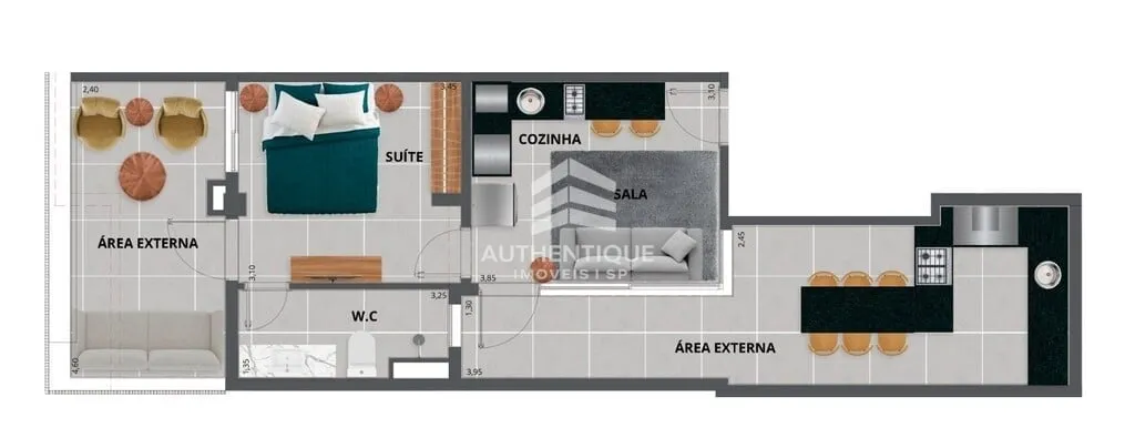 Imagem Arte Itaim - Apartamento à venda no bairro Itaim Bibi - São Paulo/SP, Zona Sul