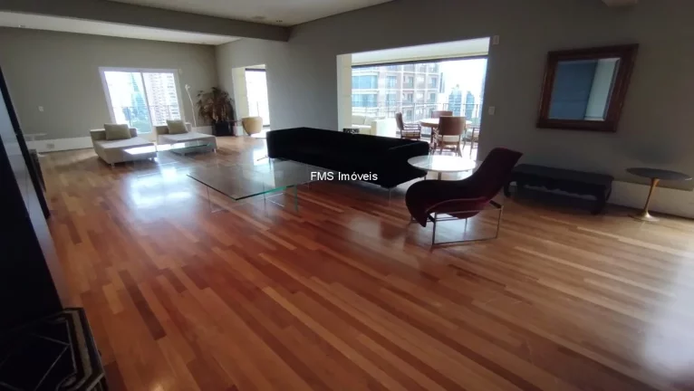 Imagem Apartamento para locação no Itaim Bibi, 5 quartos sendo 5 suítes, 6 banheiros, 8 vagas - 512m².
