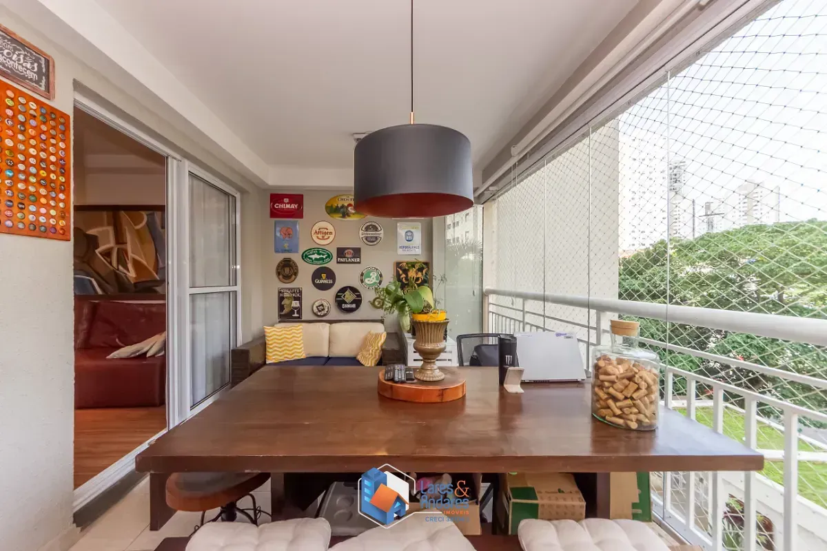 Imagem APTO À VENDA, COM 82 M², 2 DORMS. (1 SUÍTE) COM ARMÁRIOS EMB. E AR COND. , VARANDA GOURMET, PISCINA E 2 VGS. NA VILA GUMERCINDO - SP.