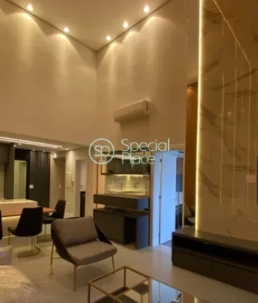 Imagem Moderno Loft para locação Jardins *100m² privativos *Duplex 100% mobiliado *Living com ambientes ...