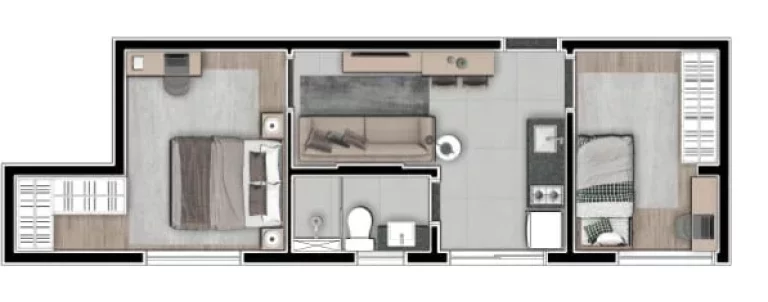 Imagem Apartamentos de 2 Dormitórios à Venda Na Vila Mariana - Lançamento