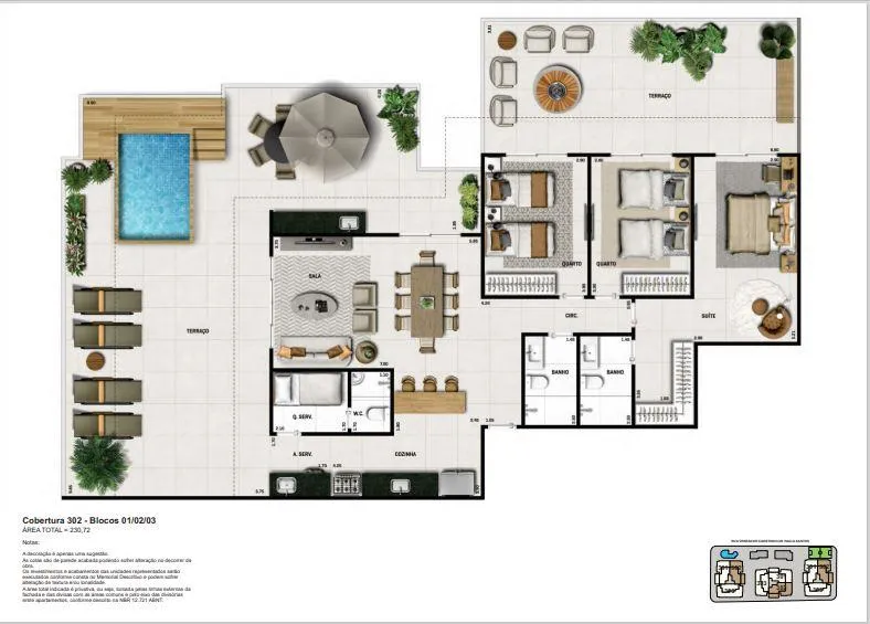 Imagem Vila Gaudí Apartamentos de Luxo na Região Oceânica Lazer