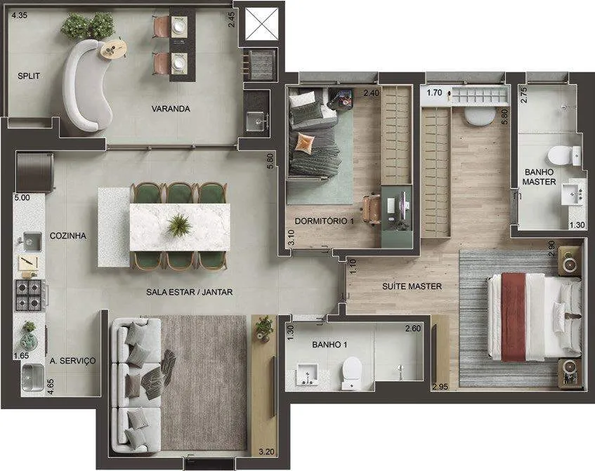Imagem APARTAMENTO RESIDENCIAL em Curitiba - PR, Centro Cívico
